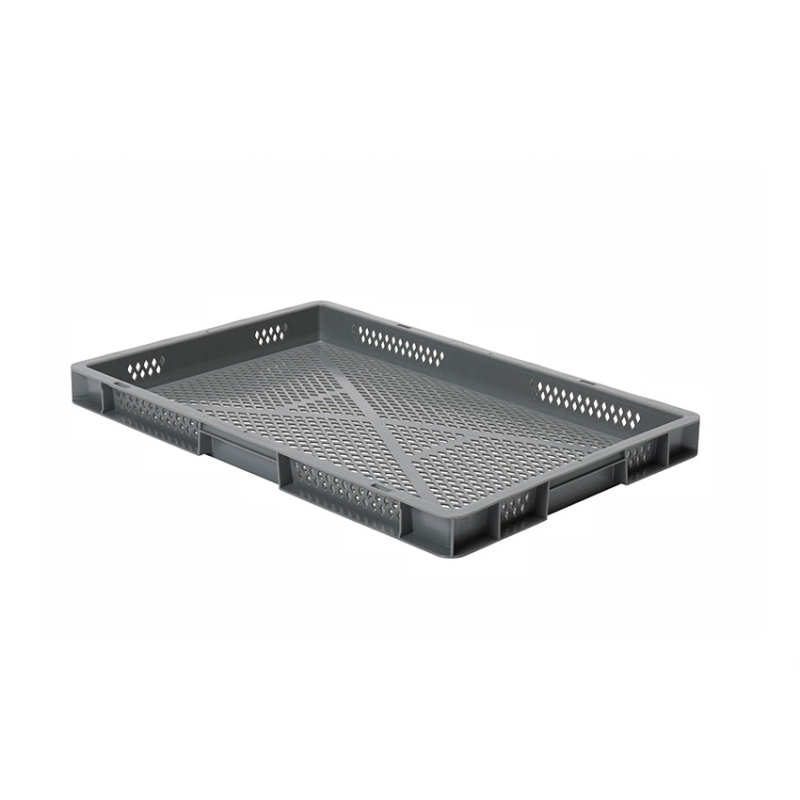Euronorm 600x400x50 mm - standard Fond & cotes ajoures - RTP-6050-050 - Linum