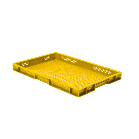 Euronorm 600x400x50 mm - standard Fond & cotes ajoures - RTP-6050-080 - Linum