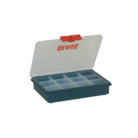 Boite de rangement avec 12 godets amov. 155x190x40 mm - serie 5000 - STR-5007-060 - Linum