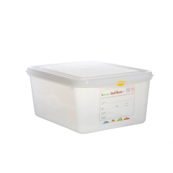 Gastronox 1/2 - profondeur 150mm - 10l Couvercle et clips inclus - GSX-1215-990 - Linum