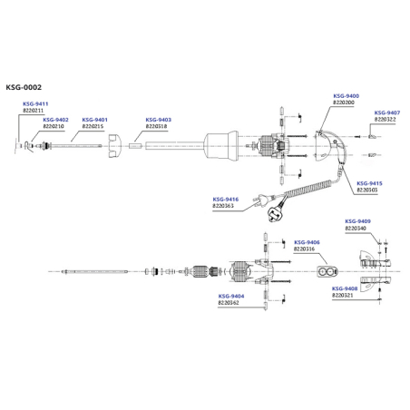Interrupteur a bascule Modele ksg-0002 - KSG-9406-000 - Linum