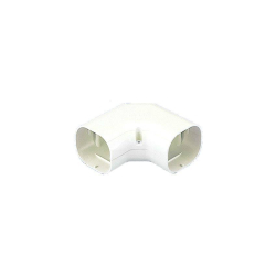 Clean duct 100 - coude plat 90&deg; long  - DIN-1525-303 - Linum