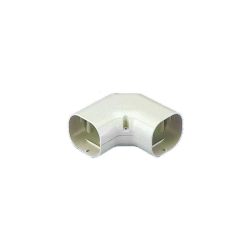 Clean duct 100 - coude plat 90&deg; long  - DIN-1525-311 - Linum