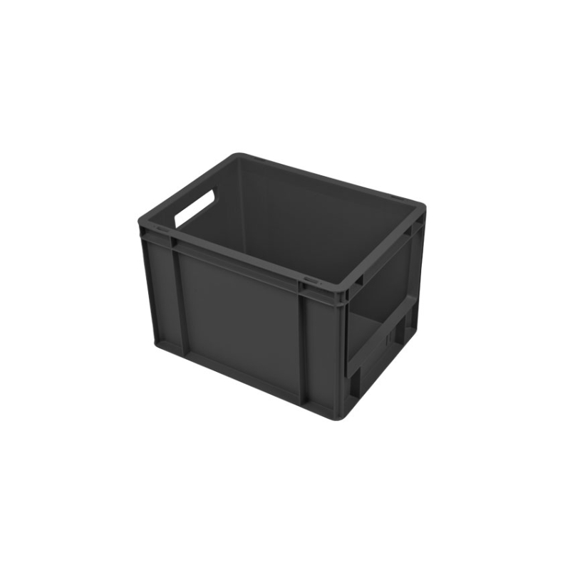 Bac de stockage euronorm - ouv. Frontale 400x300x275mm - fond renforce - reg - SRC-4271-020 - Linum
