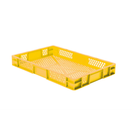 Euronorm 600x400x75 mm - standard Fond & cotes ajoures - RTP-6070-080 - Linum