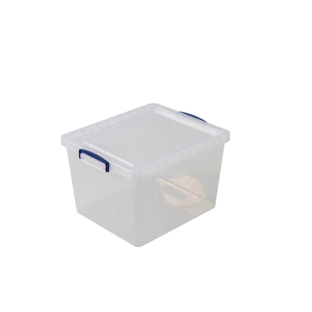Box transparent - couvercle incl. 460x383x285mm - 33,50l - emboit. - RUN-3300-990 - Linum