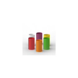 Goulot silicone pr ffo-100 - 6pce/pck Blanc-jaune-rouge-vert-orange-bordeaux - FFO-1003-000 - Linum