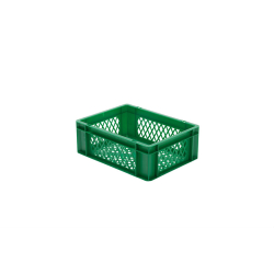 Euronorm 400x300x145 mm - standard Fond & cotes ajoures - RTP-4140-040 - Linum
