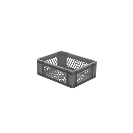 Euronorm 400x300x145 mm - standard Fond & cotes ajoures - RTP-4140-050 - Linum