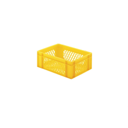 Euronorm 400x300x145 mm - standard Fond & cotes ajoures - RTP-4140-080 - Linum
