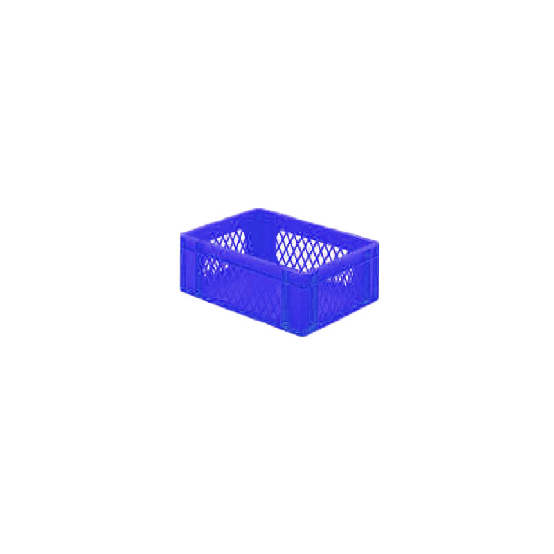 Euronorm 400x300x145mm - standard Fond plein - cotes ajoures - RTD-4140-060 - Linum