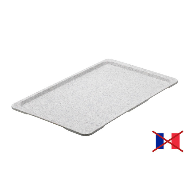 Plateau glass polyester - 530x325 mm Gn1/1 - angles arrondis - TGP-5332-014 - Linum