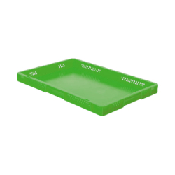 Euronorm 600x400x50mm - standard Fond plein - cotes ajoures - RTD-6050-040 - Linum