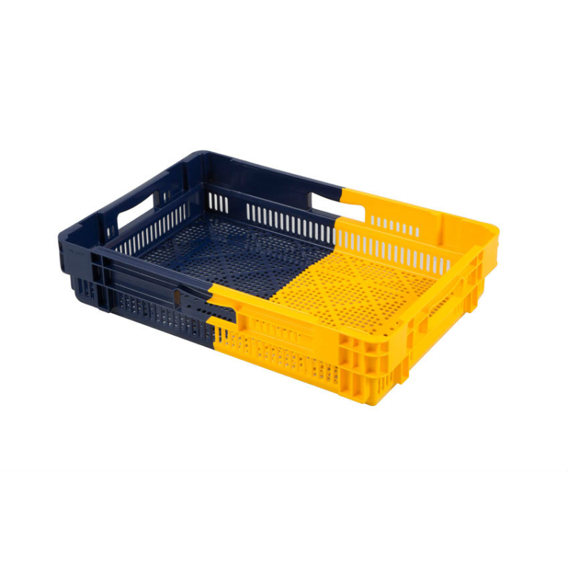 Bac euronorm empilable - 600x400x127 Ajoure - emboitable - bicolore - NOP-6124-668 - Linum