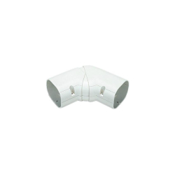 Clean duct 100 - coude plat ajustable 45&deg; - 90&deg; - DIN-1527-303 - Linum