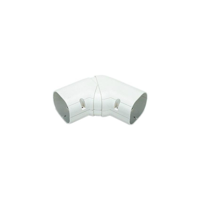 Clean duct 100 - coude plat ajustable 45&deg; - 90&deg; - DIN-1527-303 - Linum