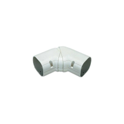 Clean duct 100 - coude plat ajustable 45&deg; - 90&deg; - DIN-1527-311 - Linum