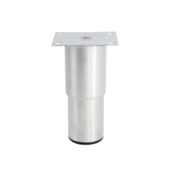 Pied inox avec base inox 100x80mm Reglage 172 -232mm - LSP-2510-020 - Linum