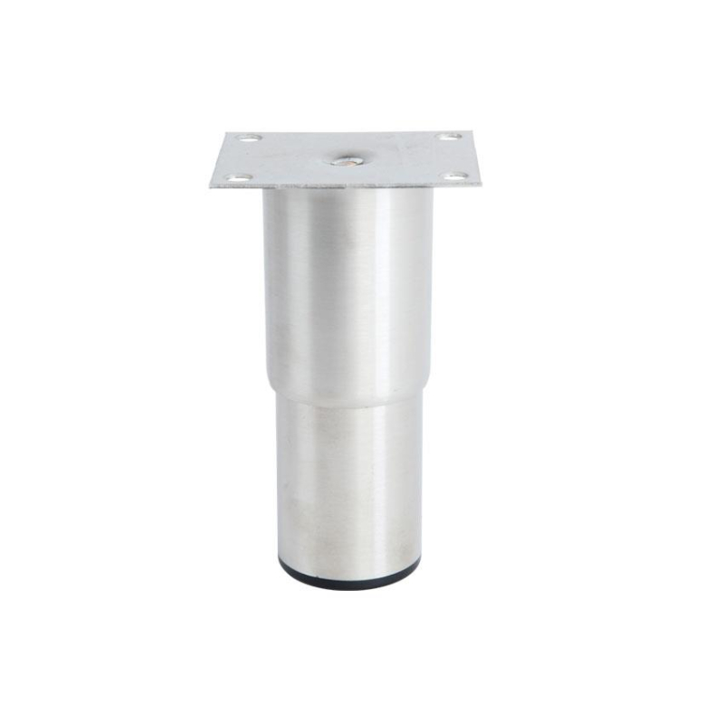 Pied inox avec base inox 100x80mm Reglage 172 -232mm - LSP-2510-020 - Linum