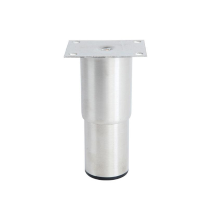 Pied inox avec base inox 100x80mm Reglage 172 -232mm - LSP-2510-020 - Linum