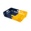 Bac euronorm empilable - 600x400x147 Ajoure - emboitable - bicolore - NOP-6144-668 - Linum