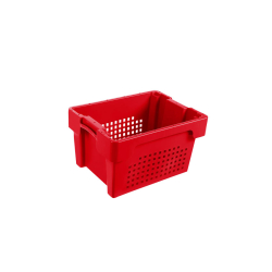 Rota bac de stockage 18l - 400x300x220mm Fond plein & cotes ajoures - NRD-4225-070 - Linum