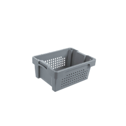 Rota bac de stockage 14l - 400x300x170mm Fond plein & cotes ajoures - NRD-4175-050 - Linum