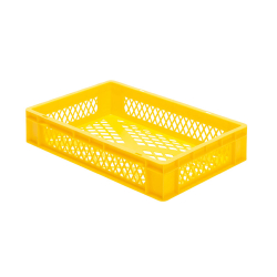 Euronorm 600x400x120 mm - standard Fond & cotes ajoures - RTP-6120-080 - Linum