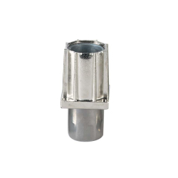 Verin reglable 40x40mm - zamac nickele + embout inox - RVV-4140-000 - Linum
