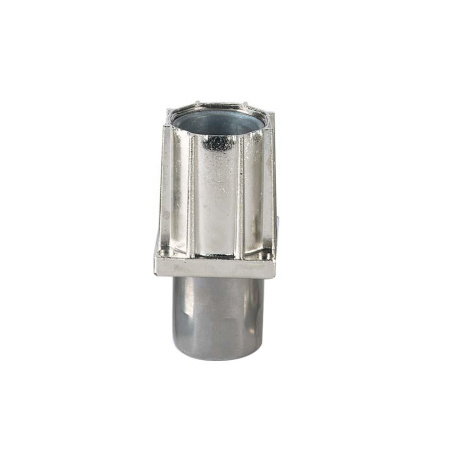 Verin reglable 40x40mm - zamac nickele + embout inox - RVV-4140-000 - Linum