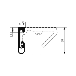 Bourrelet 2350  - FDG-2350-020 - Linum