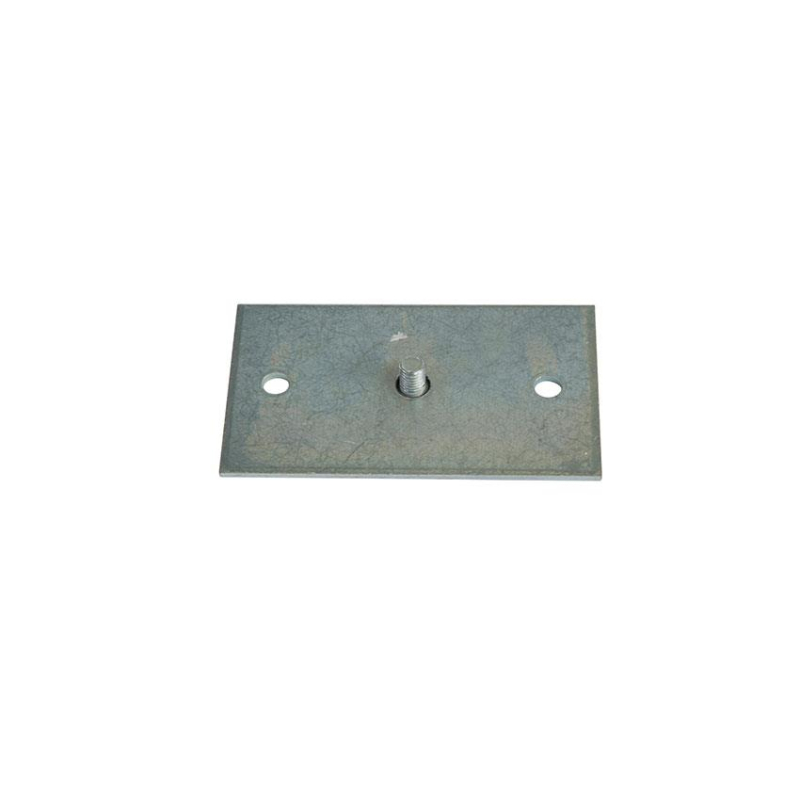 Base rectangulaire avec tige filetee m8 Pour support antivibratoire a ressort - LAV-3901-000 - Linum