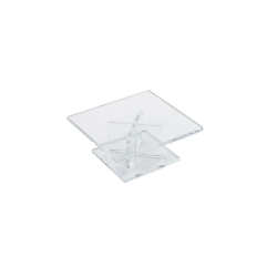 Pied de presentation - carre 120x120x50 mm - LPA-5351-990 - Linum