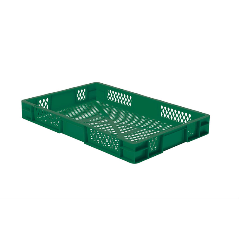 Euronorm 600x400x75 mm - standard Fond & cotes ajoures - RTP-6070-040 - Linum