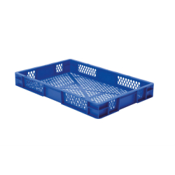 Euronorm 600x400x75 mm - standard Fond & cotes ajoures - RTP-6070-060 - Linum