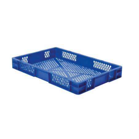 Euronorm 600x400x75 mm - standard Fond & cotes ajoures - RTP-6070-060 - Linum