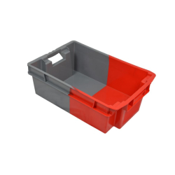 Bac gerbable emboitable - 600x400x200mm Plein - 70% emboitable - bi-color - NGC-6202-675 - Linum