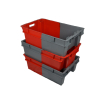 Bac gerbable emboitable - 600x400x200mm Plein - 70% emboitable - bi-color - NGC-6202-675 - Linum