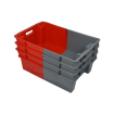 Bac gerbable emboitable - 600x400x200mm Plein - 70% emboitable - bi-color - NGC-6202-675 - Linum