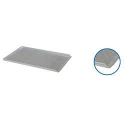 Plaque de four alu 325x530x20mm perfore 3 bords 90&deg; + 1 incline 1,5mm - ABP-1131-000 - Linum