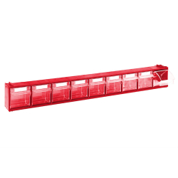 Bloc-tiroirs basculants - 600x68x78 mm 9 godets - serie 7000 - STR-7001-070 - Linum
