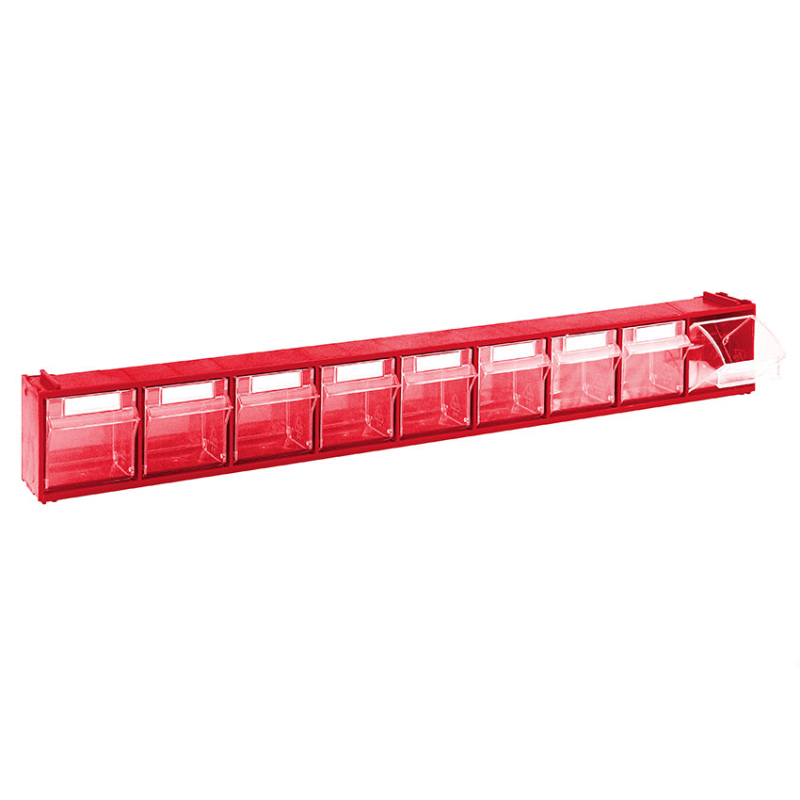 Bloc-tiroirs basculants - 600x68x78 mm 9 godets - serie 7000 - STR-7001-070 - Linum
