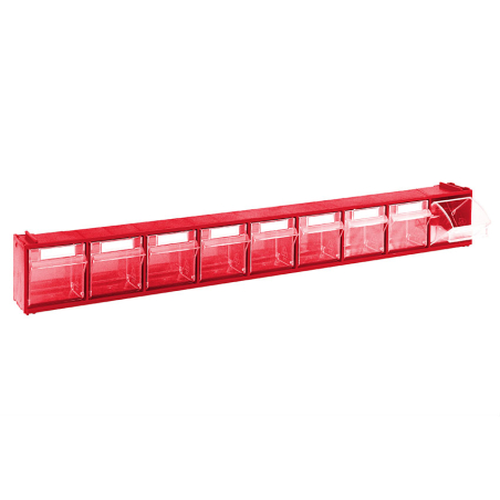 Bloc-tiroirs basculants - 600x68x78 mm 9 godets - serie 7000 - STR-7001-070 - Linum