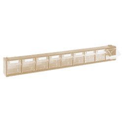Bloc-tiroirs basculants - 600x68x78 mm 9 godets - serie 7000 - STR-7001-093 - Linum