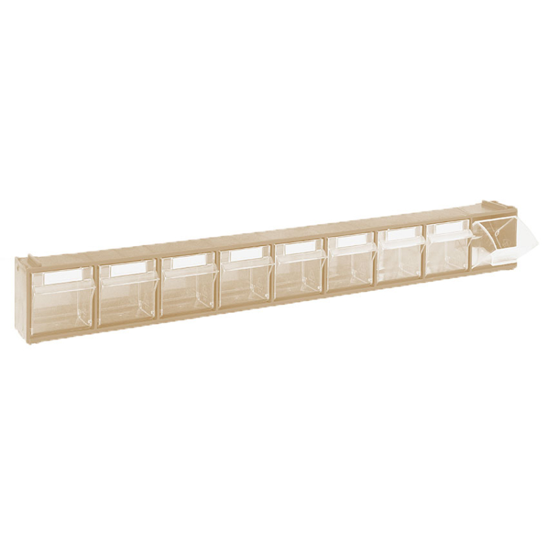 Bloc-tiroirs basculants - 600x68x78 mm 9 godets - serie 7000 - STR-7001-093 - Linum