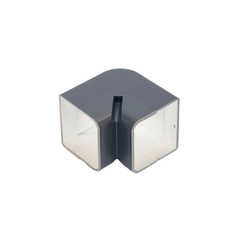 Coude interieur 90&deg; - 70mm Gris anthracite ral 7016 - ADP-1321-313 - Linum