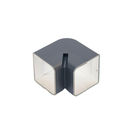Coude interieur 90&deg; - 70mm Gris anthracite ral 7016 - ADP-1321-313 - Linum