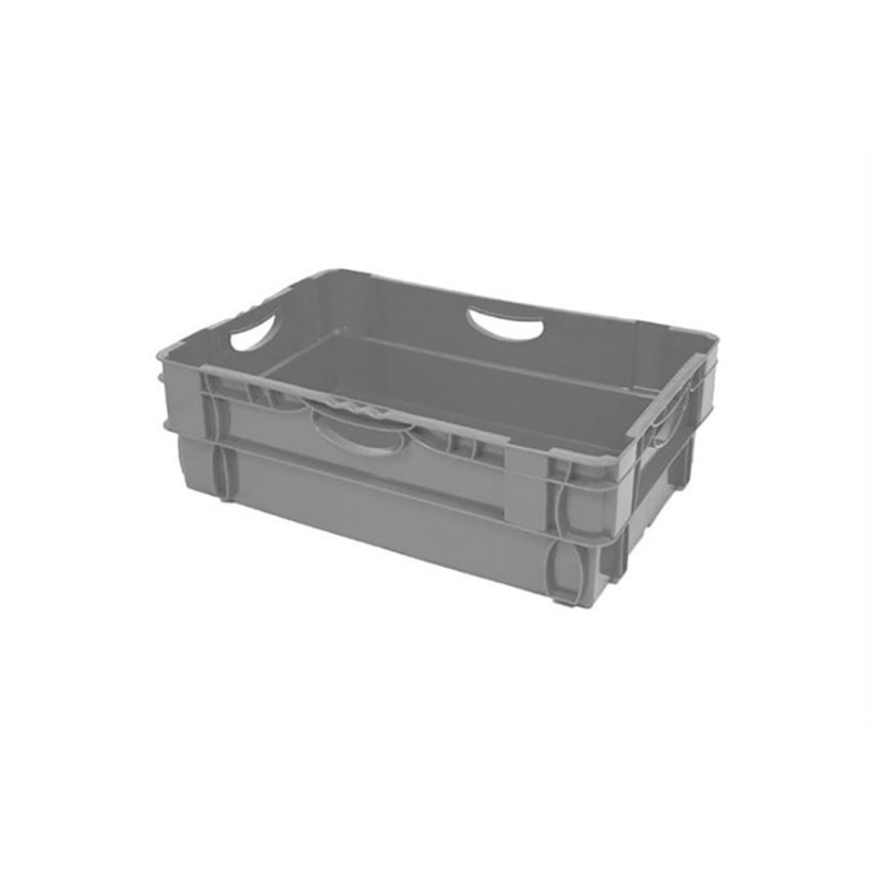 Bac gerbable emboitable - 600x400x190 Fond et cotes pleins - euronorm - NMC-6192-050 - Linum