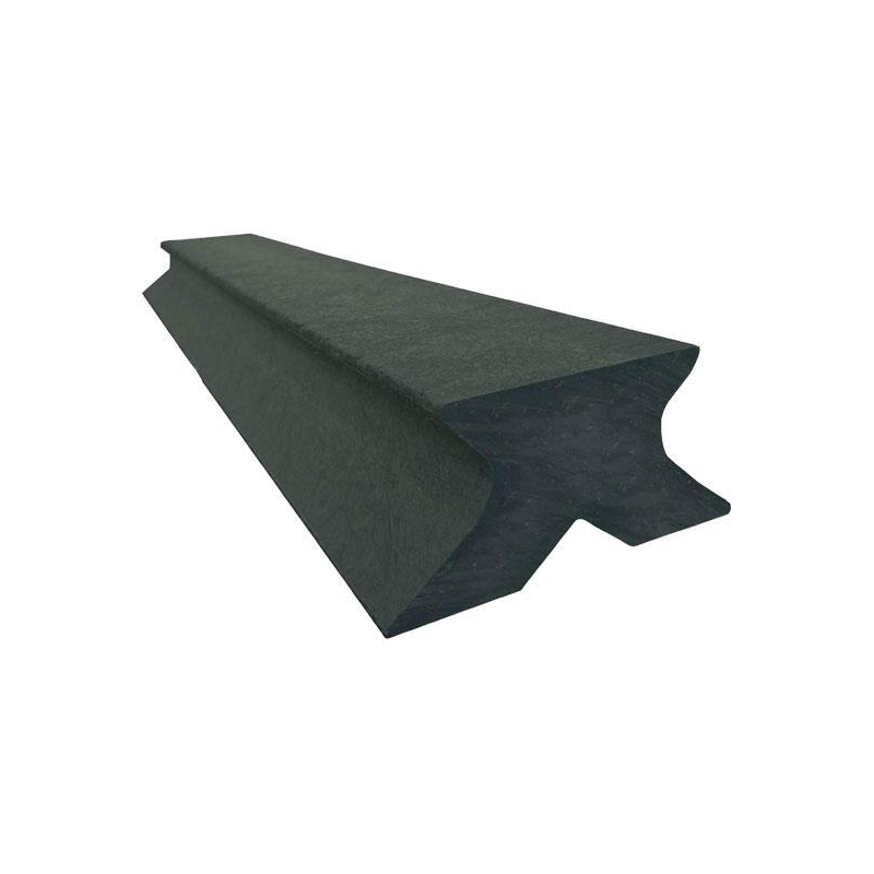 Socle de montage synth. Noir 'x-base' L 450 mm * 80/120 mm - epaisseur 60 mm - MGV-0450-020 - Linum