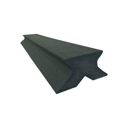 Socle de montage synth. Noir 'x-base' L 450 mm * 80/120 mm - epaisseur 60 mm - MGV-0450-020 - Linum